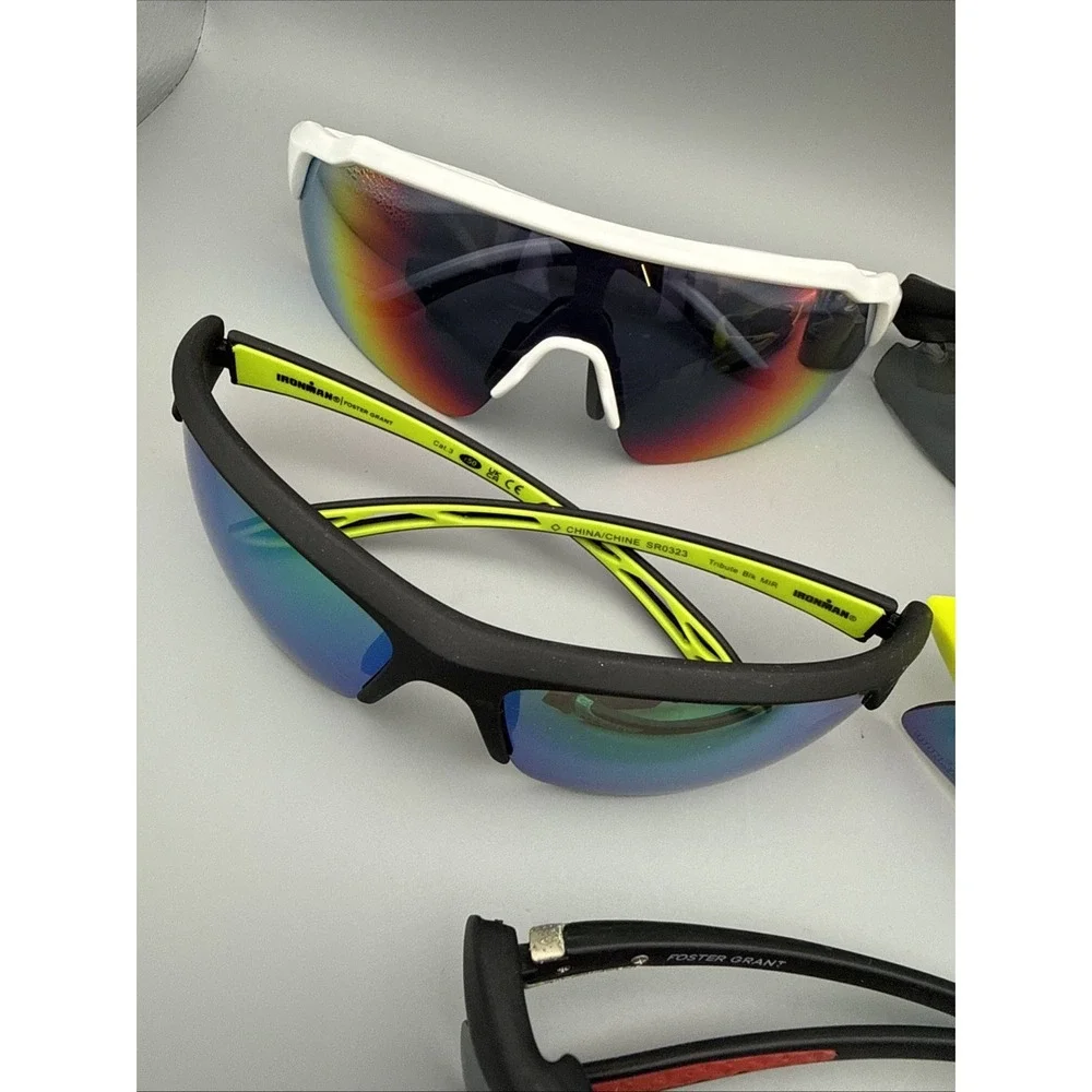 Lot of 5 Authentic Ironman Wrap Cycling/ Fishing/ Sports Sunglasses - Polarized